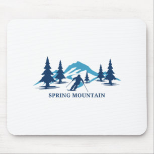 Spring Mountain Pennsylvania Ski Resort Skiing Ski Mouse Mat