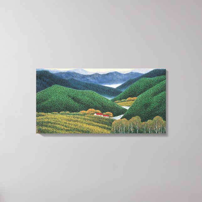 Spring Mountains Canvas Print (Front)
