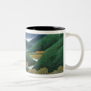 Spring Mountains Two-Tone Coffee Mug