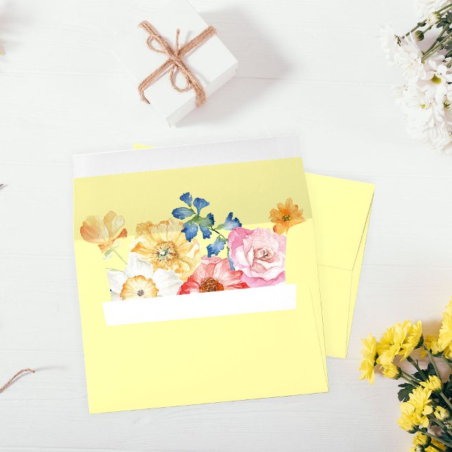 Spring Multi Colour Florals 3 - Yellow Envelope (Creator Uploaded)