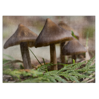 Spring Mushroom Cutting Board