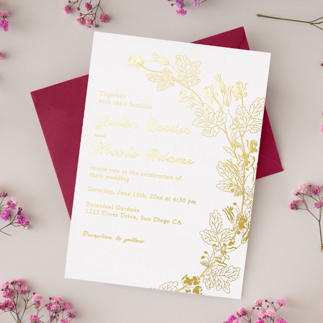 Spring Mustard Yellow Purple Meadow Flower Wedding (Creator Uploaded)