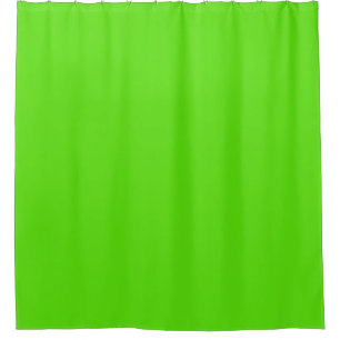 Spring Neon Green Shower Curtain