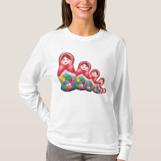 Spring Nesting Dolls T-Shirt (Front)