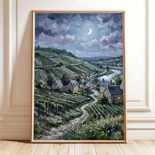 Spring Normandy Landscape Canvas Poster