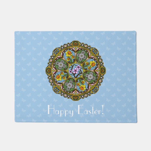 Spring Nouveau Doormat (Front)