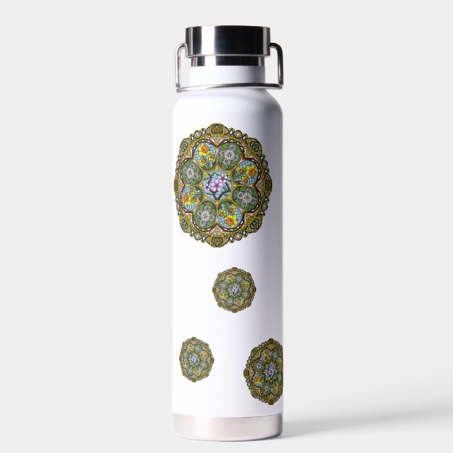 Spring Nouveau  Water Bottle (Back)
