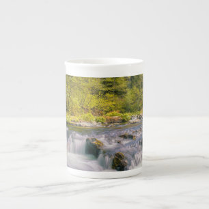 Spring on Squaw Valley Creek Bone China Mug