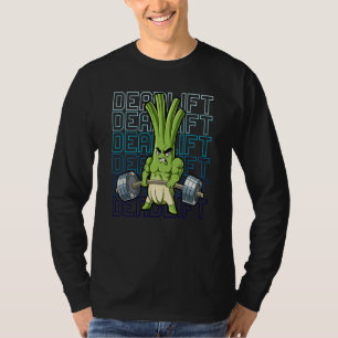 Spring Onion Gym Weight Training Deadlift T-Shirt