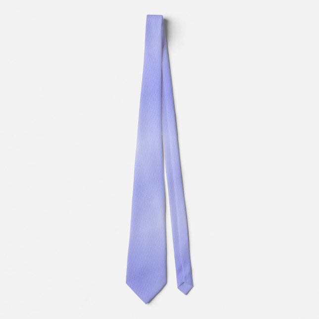 Spring or Summer Wedding Soft Pastel Blue Chevron Tie (Front)