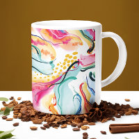 Spring organic texture with flowing wavy shapes