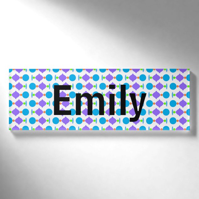 Spring Ornaments Name Tag (Front)