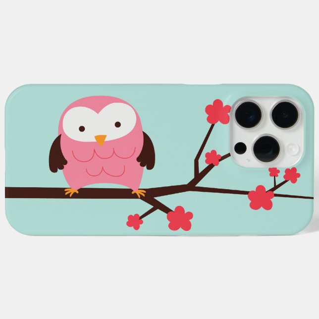 Spring Owl Case-Mate iPhone Case (Back (Horizontal))