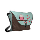 Spring Owl Custom Messenger Bag