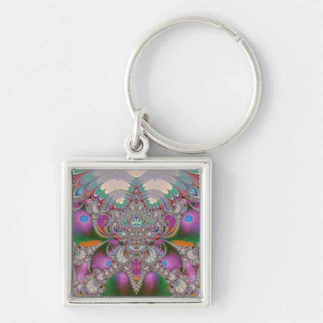 Spring Owl Key Ring (Front)