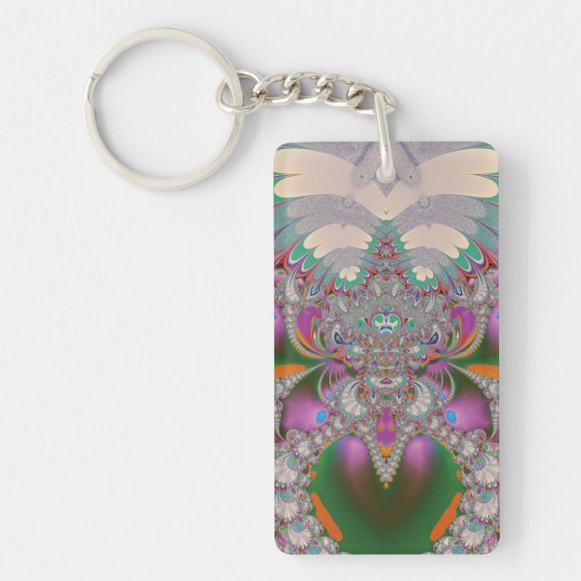 Spring Owl Key Ring (Front)