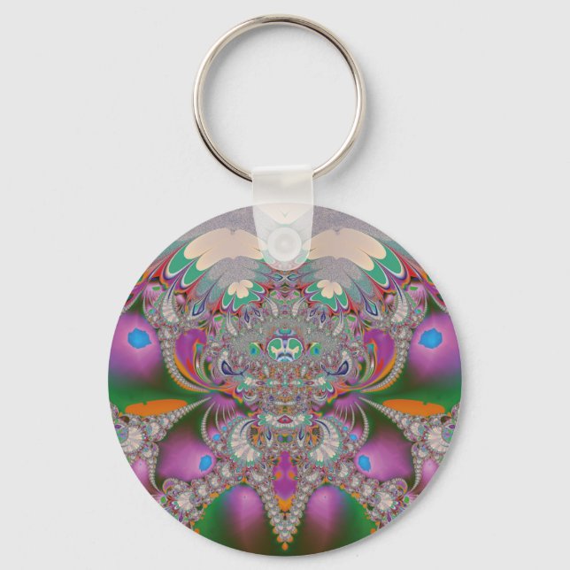 Spring Owl Key Ring (Front)