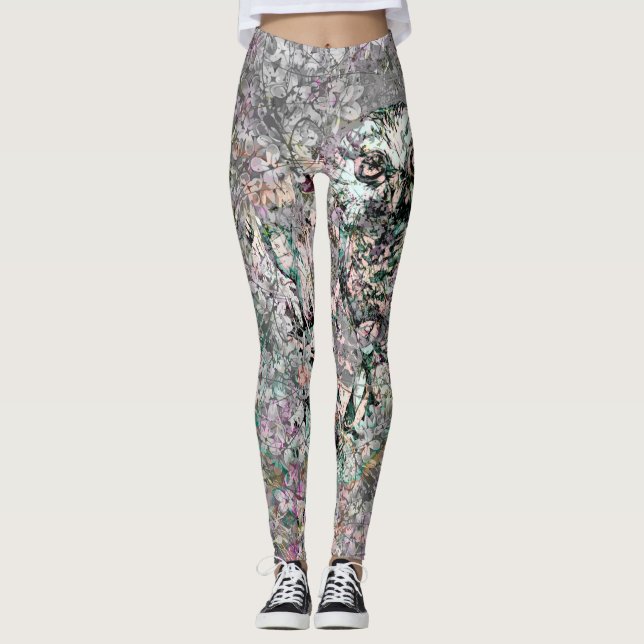 Spring owl Leggings (Front)