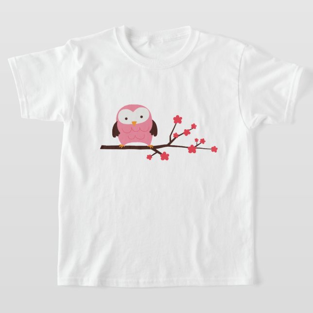 Spring Owl T-Shirt (Laydown)