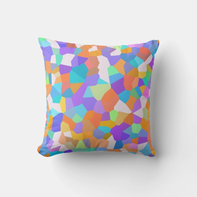 Spring Paint Beach Glass Cushion (Front)