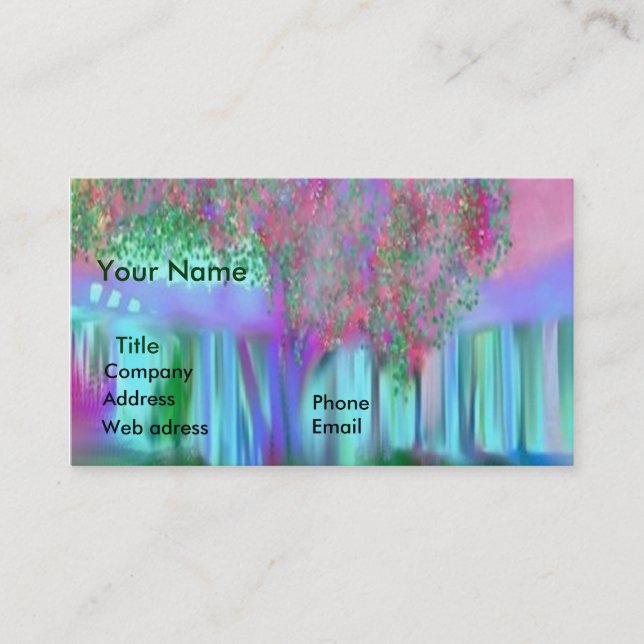 Spring Painting Business Card (Front)