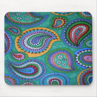 Spring Paisley Mouse Pad