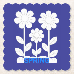 Spring  paper coaster