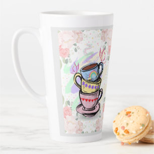 Spring Parade - Stacked Coffee/Tea Cups Tall Mug