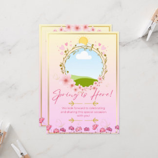 Spring Party Invitation