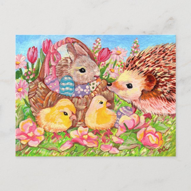 Spring Party Postcard (Front)
