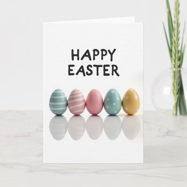 Spring Pastel Celebration Card (Front)