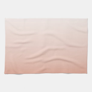 spring pastel color blush peach ombre dusty pink tea towel