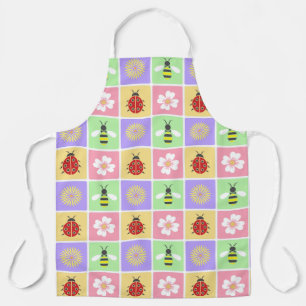 Spring Patches All-Over Print Apron