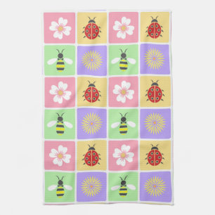 Spring Patches Kitchen Towel