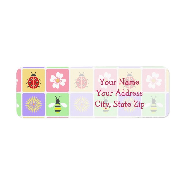 Spring Patches Return Address Label (Front)