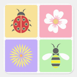 Spring Patches Sticker