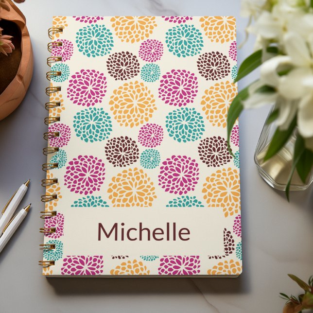Spring Pattern - Boho Bright custom Notebook (Spring Pattern - Boho Bright custom Notebook)