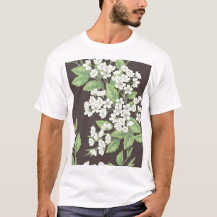 Spring pattern, green branches seamless. T-Shirt