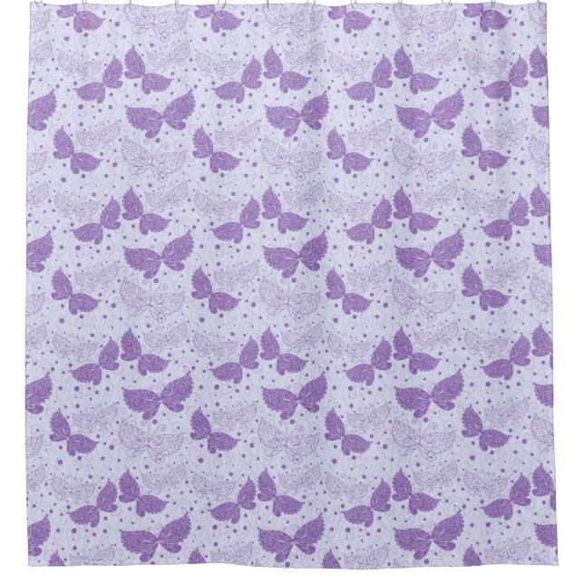 Spring Pattern Shower Curtain (Front)