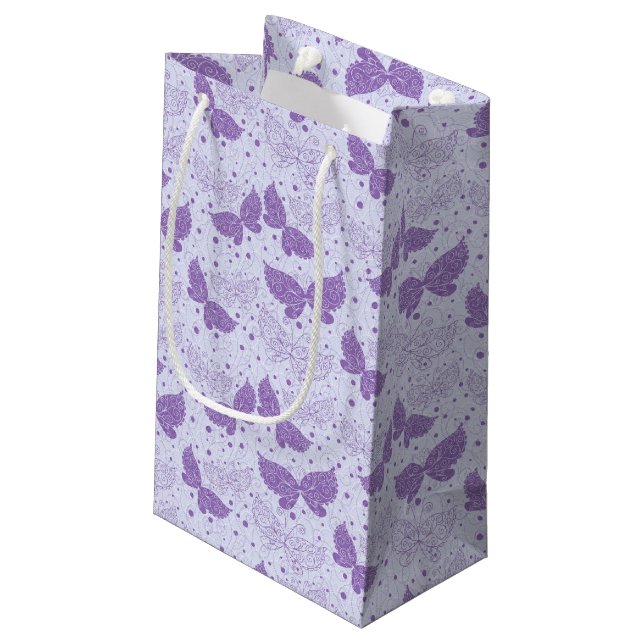 Spring Pattern Small Gift Bag (Back Angled)