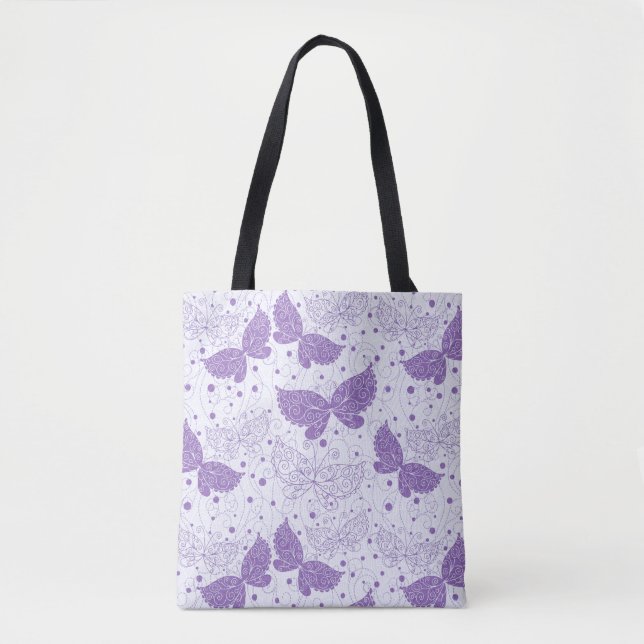 Spring Pattern Tote Bag (Front)