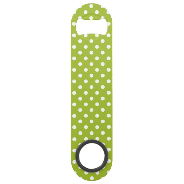 Spring pattern with white polka dots (Front)