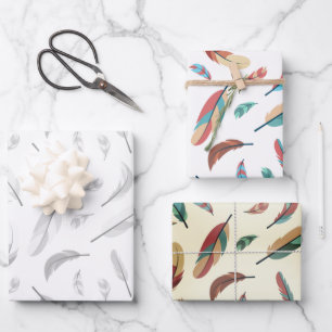 spring pattern wrapping paper sheet