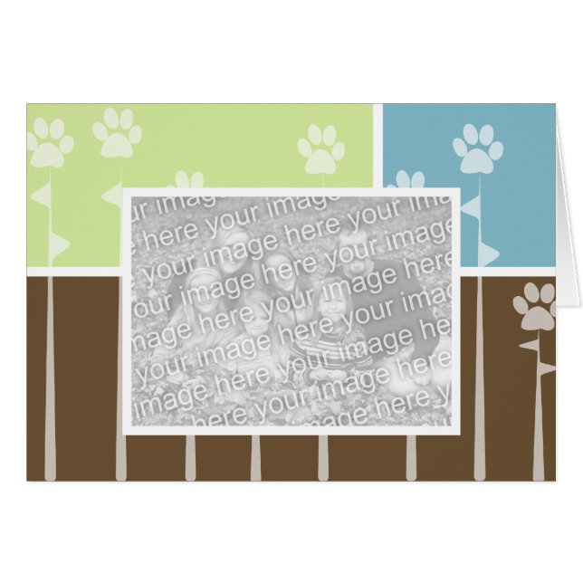 Spring Paws Photo Cards (Front Horizontal)