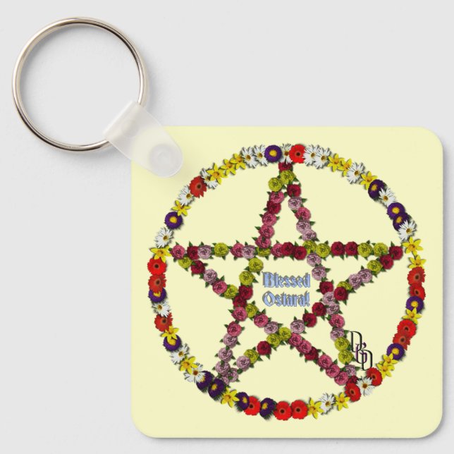 Spring Pentical Key Ring (Front)