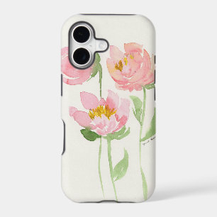 Spring peonies phone case