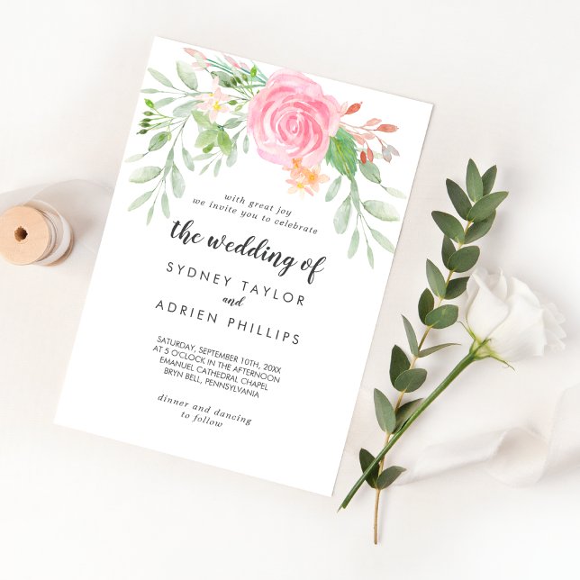 Spring Peony The Wedding Of Invitation (Creator Uploaded)