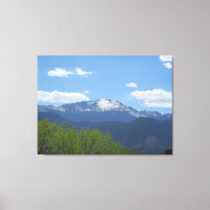 Spring Pikes Peak canvas Print