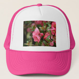 Spring Pink Flowering Quince Trucker Hat