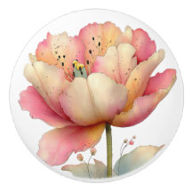 Spring Pink Yellow Tulip